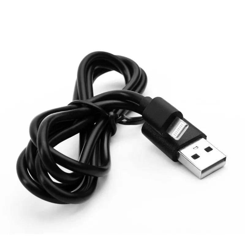 USB-Lightning 2A 1m 充电+数据传输 黑色 (袋装) ERGOLUX 15092