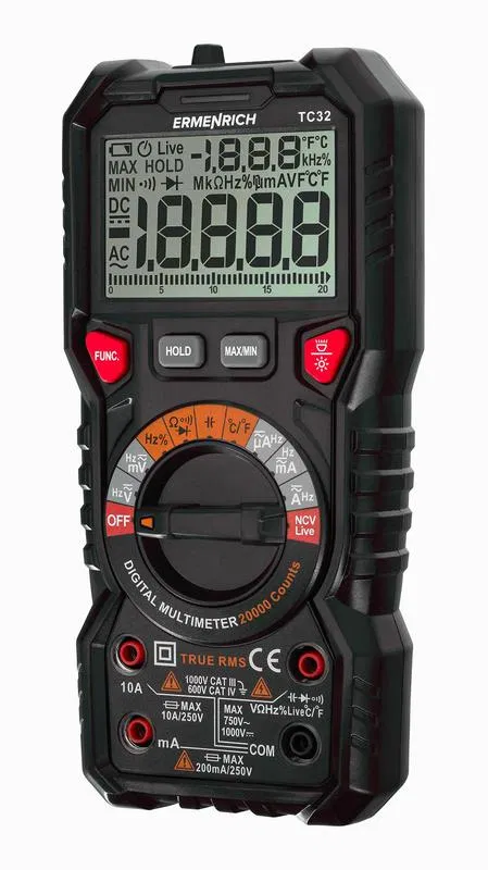 Мультиметр цифровой Zing TC32 Ermenrich 82989