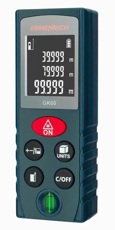 Рулетка лазерная Reel PLUS GK60 син. Ermenrich 83080