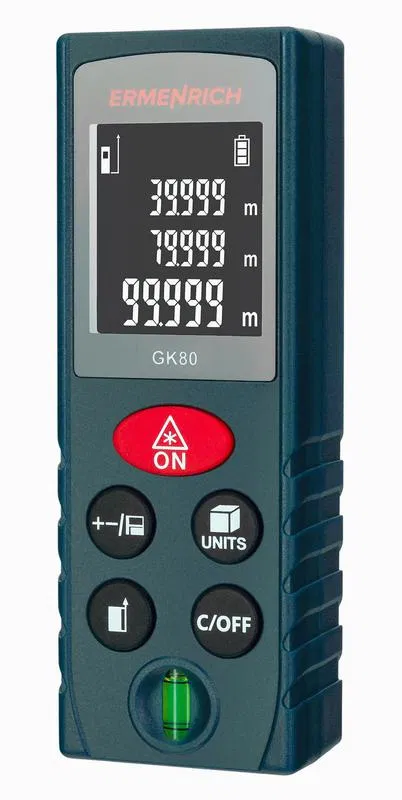 Рулетка лазерная Reel PLUS GK80 Ermenrich 83081