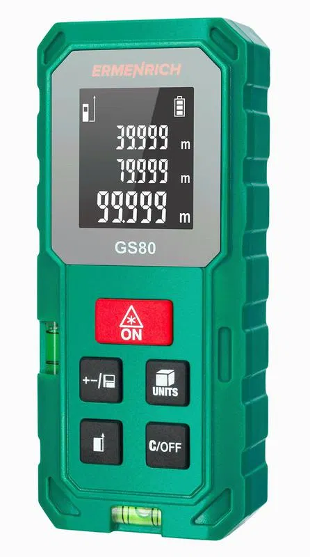 Рулетка лазерная Reel PLUS GS80 Ermenrich 83085
