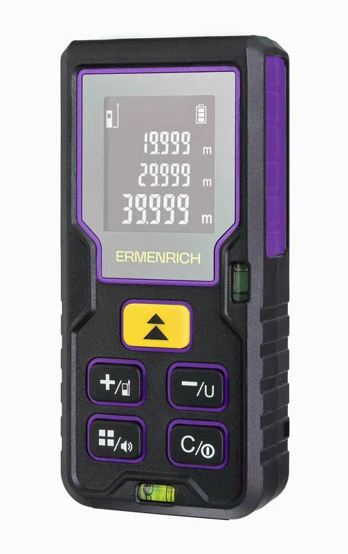 Рулетка лазерная Reel PLUS GD60 фиолет. Ermenrich 85314