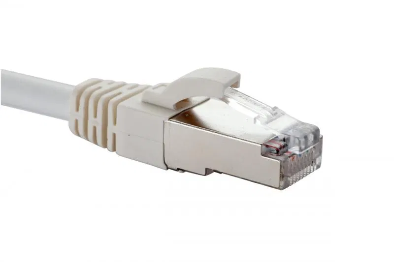 Патч-корд F/UTP LSZH кат.5E 10м бел. Eurolan 21D-F5-10WT