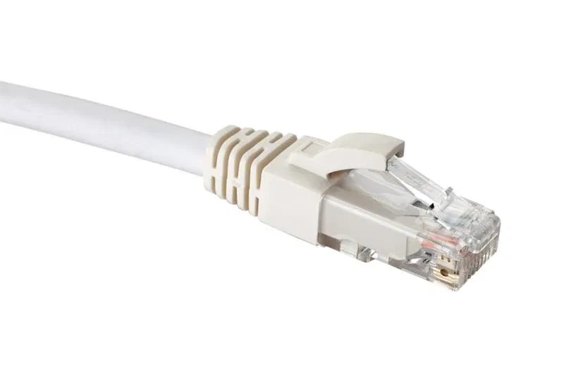 Патч-корд U/UTP Slim Line LSZH кат.6 5м бел. Eurolan 21S-U6-05WT