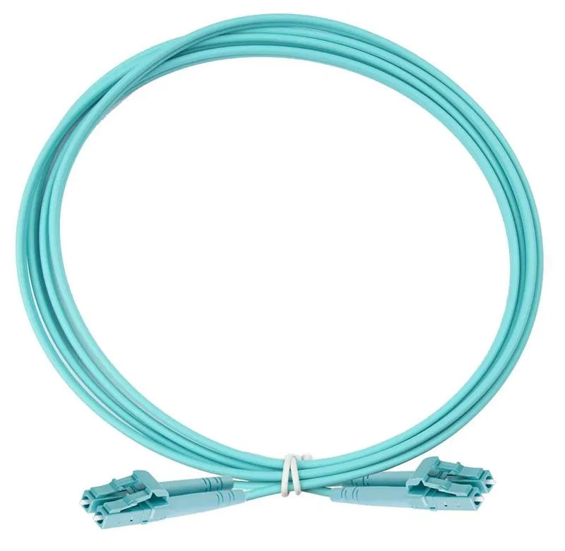 Патч-корд оптический дуплексный OM3 2х50/125 LC-LC 1м Eurolan 41F-30-LC-LC-01