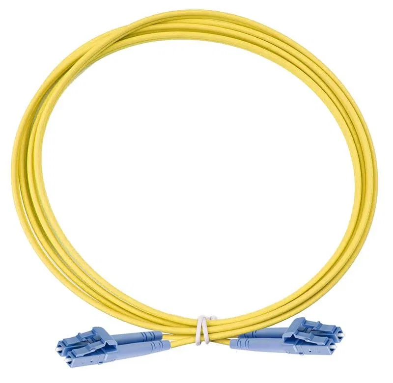 Патч-корд оптический дуплексный OS2 9/125 LC-LC 1м Eurolan 41F-S2-LC-LC-01