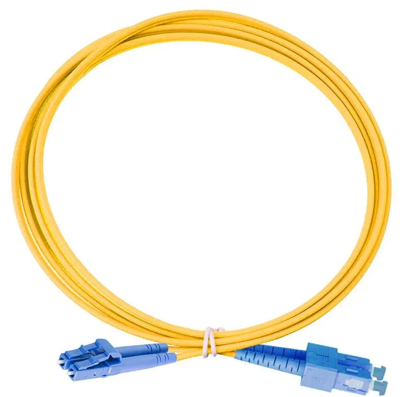 Патч-корд оптический дуплексный OS2 9/125 SC-LC 2м Eurolan 41F-S2-SC-LC-02