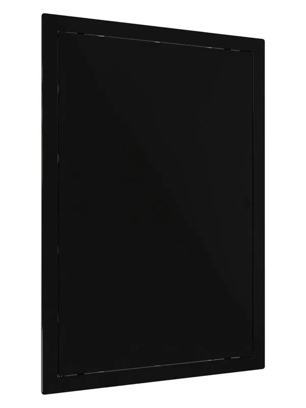 Люк ревизионный LN фланец 200х300 нажимной 223х323 пластик черн. EVECS L2030N Black