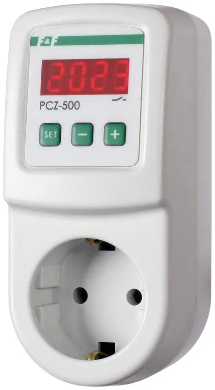 Time relay PCZ-500 1 channel-100 pairs on/off; daily/weekly duty cycles; voltage relay function; housing type plug-socket F&F EA02.002.012 Euroautomatika F&F