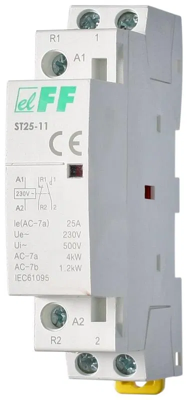 Modular contactor ST-25-11 1NO+1NC 2.2W 1mod. DIN-rail mounting F&F EA13.001.002 Euroautomatika F&F