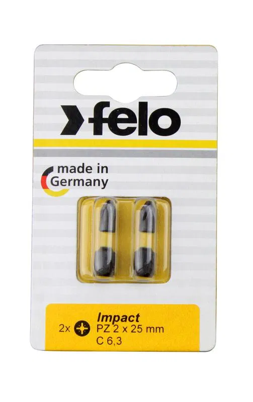 Бита крестовая ударная Impact PZ 3х25 (уп.2шт) FELO 02103241