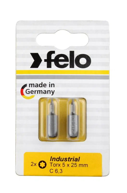 Бита Industrial TX 5х25 на блистере (уп.2шт) FELO 02605036