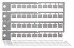 Блок маркировок для 19.21 пластик 40 этикеток FINDER 01940