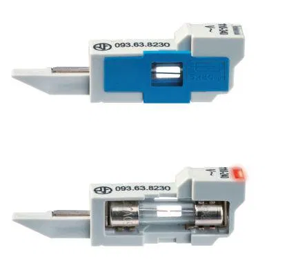 Fuse holder for 39 series relay interface modules LED. Fuse indicator for 230V AC circuits FINDER 093638230