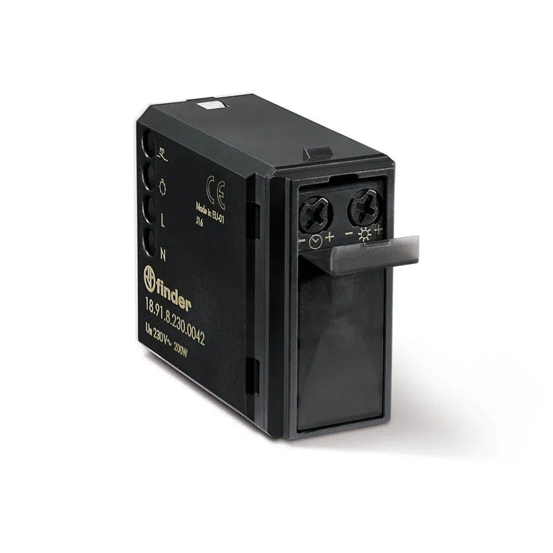 运动检测器 输出 1NO 200W 230V AC 110…230V AC IP40 安装于接线盒 黑色 FINDER 189182300042