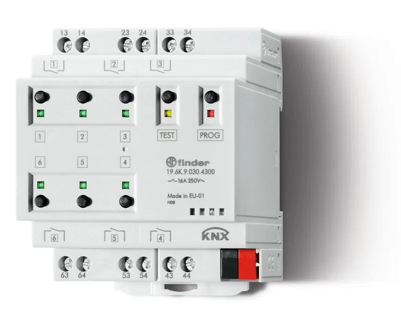 KNX 开关装置 6x16 A FINDER 196K90304300
