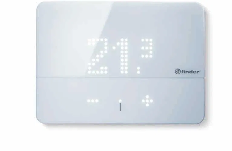 Термостат цифровой комнатный Bliss2 5В DC 1СО 5А в комплекте Gateway WiFi/BLE FINDER 1CB190050007POA