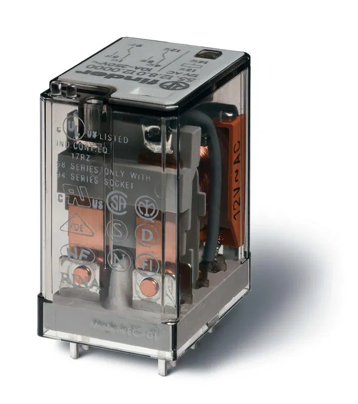 通用微型电磁继电器 PCB安装 2CO 10A AgNi 48V DC RTI FINDER 551290480000