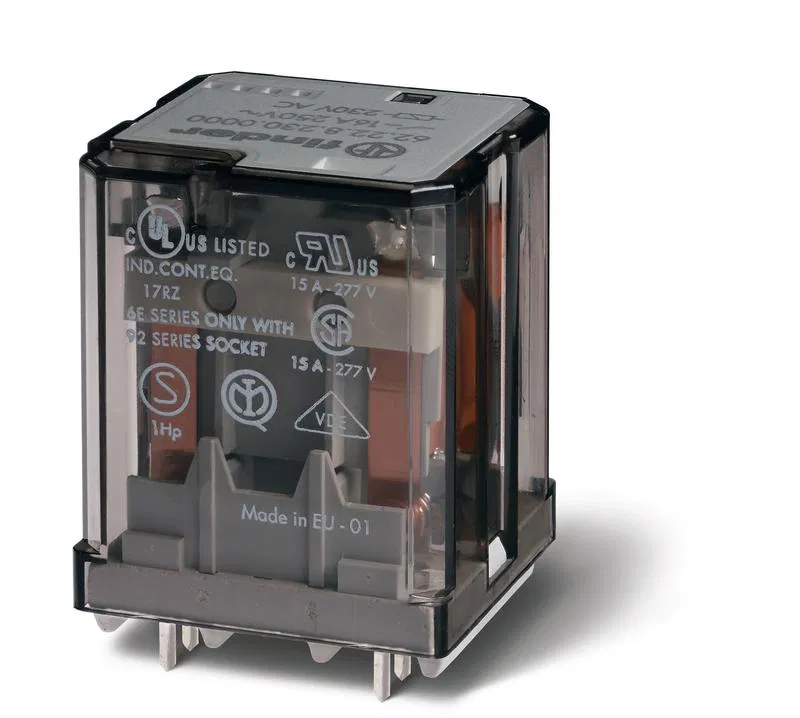 Power relay electromechanical PCB mount 3NO 16A AgCdO (gap >=3mm) 24V DC RTI FINDER 622390240300PAS