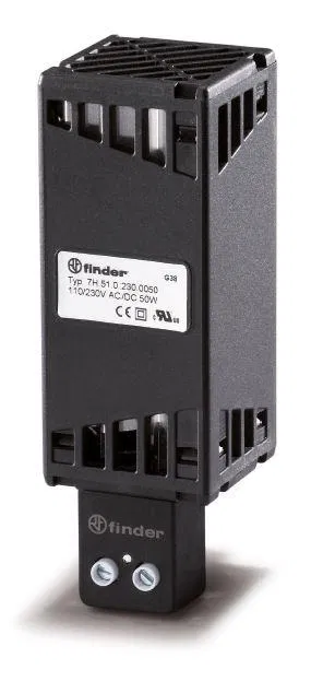 Panel heater 110…250V AC/DC 50W DIN rail mount 35mm IP20 FINDER 7H5102300050