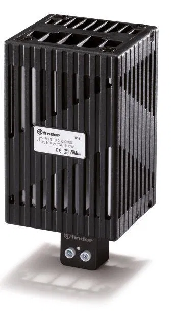 控制柜电加热器 110…250V AC/DC 100W DIN导轨安装 35mm IP20 FINDER 7H5102300100
