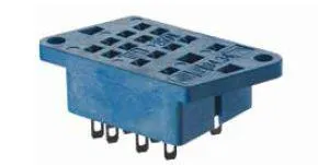 Panel mount socket for soldering for relays 55.32 55.34 mounting. flange included metal clip 094.51 FINDER 9434SMA