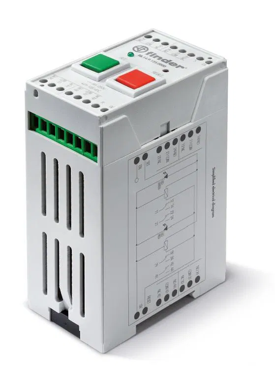 Industrial bistable relay DIN rail mounting 35mm SET RESET 4CO 8A AgNi bistable 2 coils 110-125V DC IP20 FINDER RB1491250000