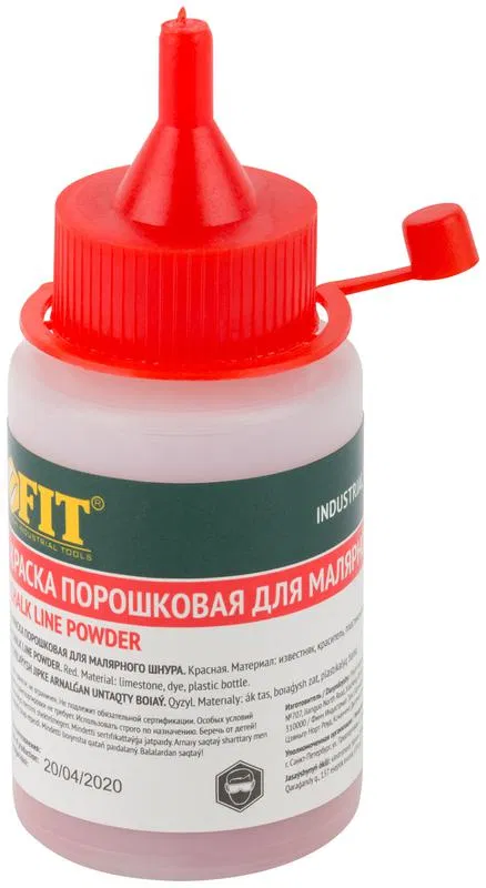 Краска разметочная для ударного шнура 50г красн. FIT 04697