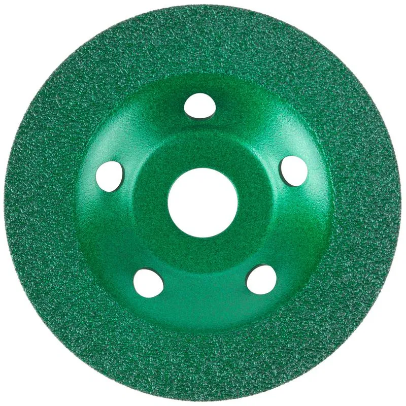 Diamond grinding disc 22.2mm mounting diameter solid vacuum brazing 125mm FIT 39501