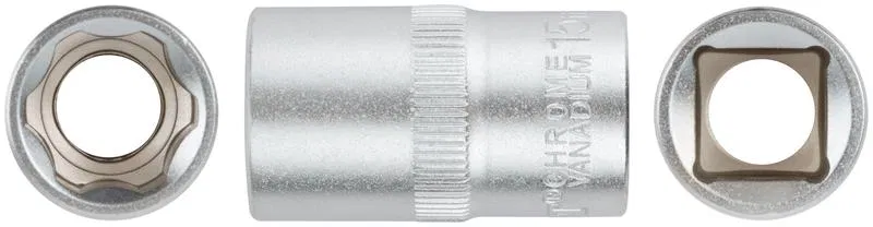 Головка шестигранная CrV 1/2дюйм 15мм FIT 62045