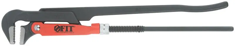 Ключ трубный газовый 90гр (тип L) инстр.сталь 1.5дюйм (400мм) FIT 70372