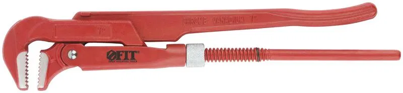 Ключ трубный газовый профи 90г тип L CrV сталь 1дюйм 300мм FIT 70401