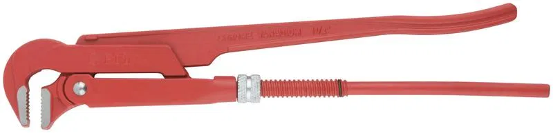 Ключ трубный газовый CrV Профи 90гр (тип L) 1.5дюйм FIT 70445
