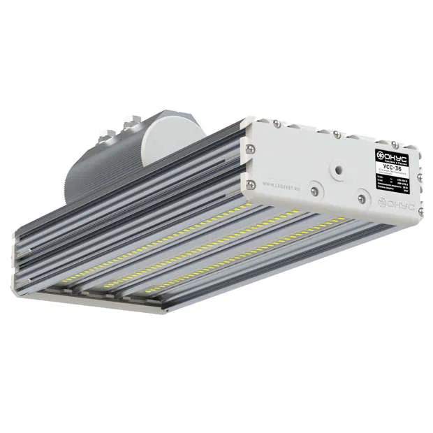 Explosion-proof LED luminaire USS-36 D 2Ex 5000K IP67 AC/DC 20-38/20-55 console mounting FOCUS USS00-036D3BEF02F04002