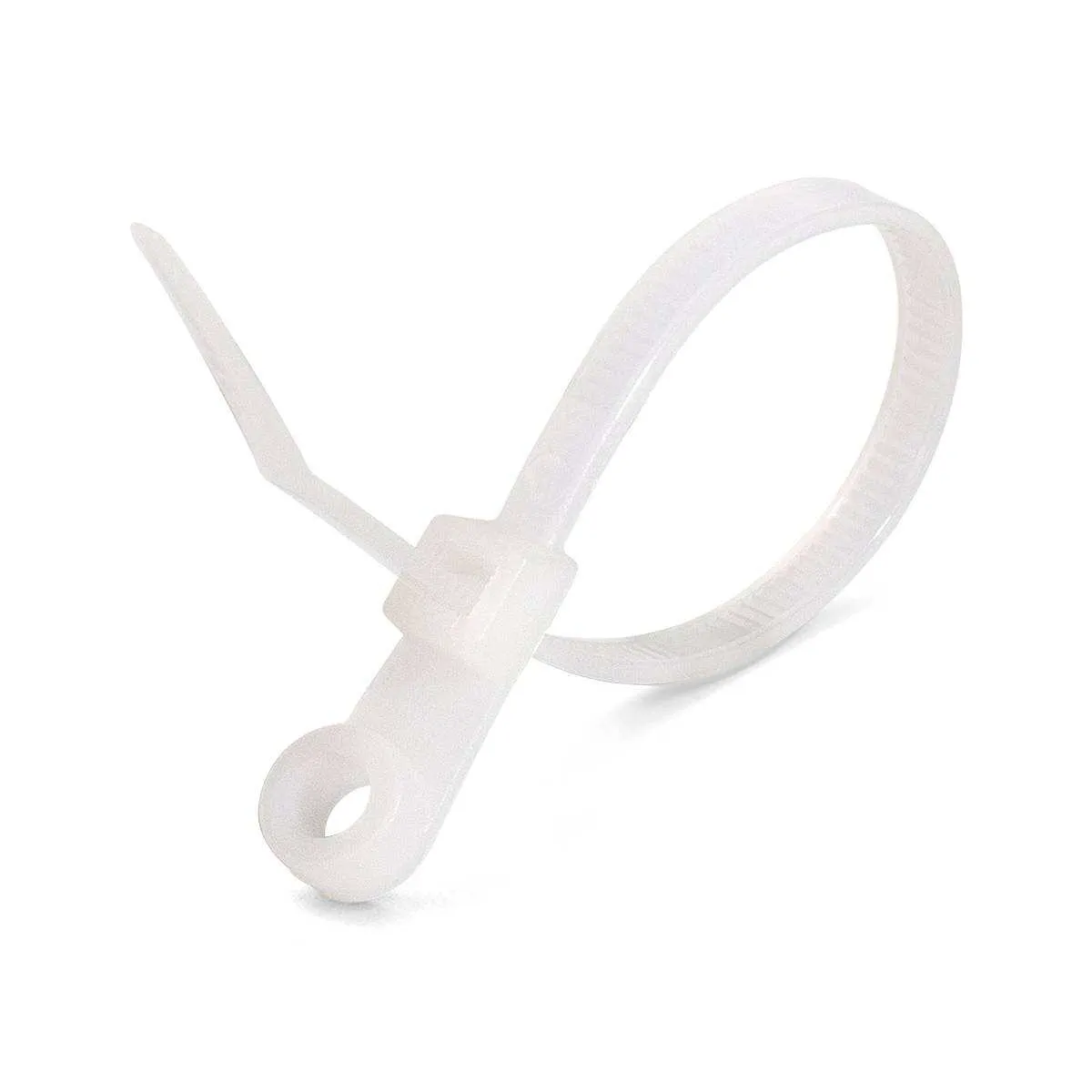 Стяжка нейлоновая КСО 5х220 (бел) (100шт) 80530 Fortisflex