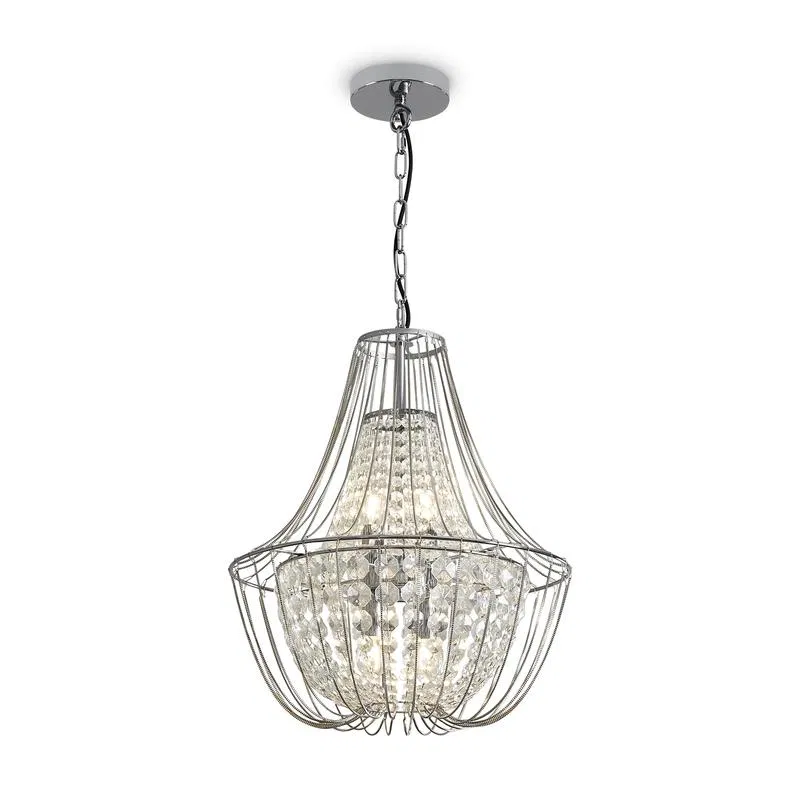 Светильник подвесной Pava 4х60Вт E14 IP20 Freya FR1016PL-04S