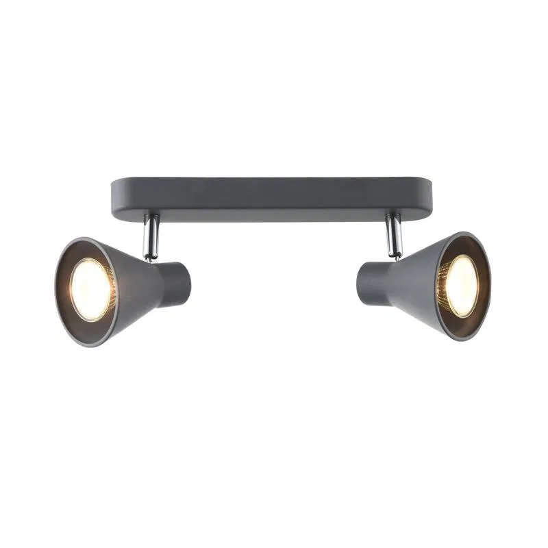 Светильник Claris 35Вт GU10х2 IP20 спот Freya FR4308-CW-02-GR