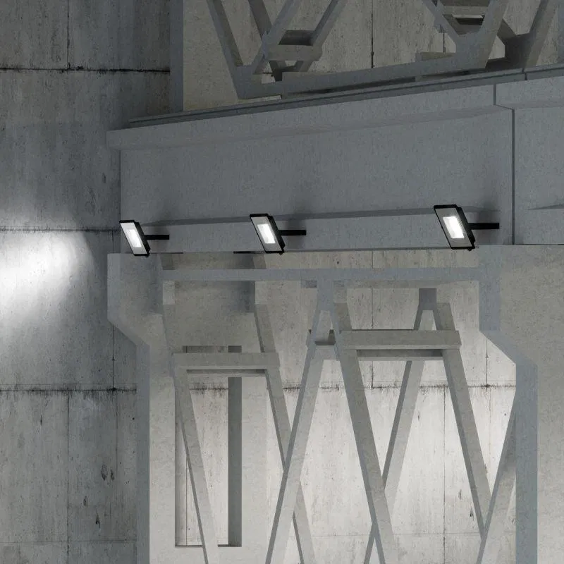 LED Floodlight Qplus 100W 6500K IP65 12000lm 175-265V Black GAUSS 613511100