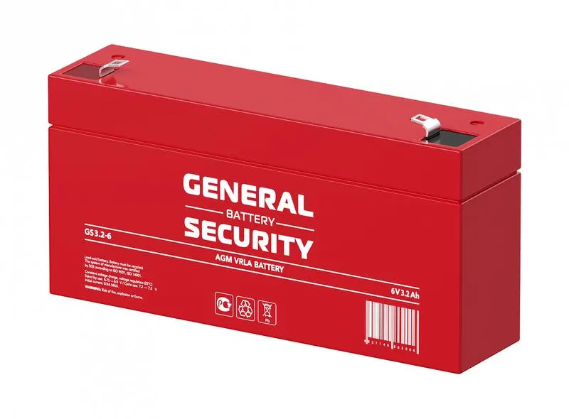 Аккумулятор 6В 3.2А.ч General Security GS3.2-6