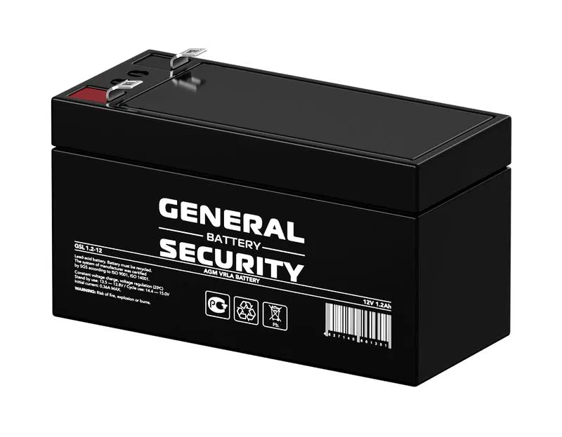 Аккумулятор 12В 1.2А.ч General Security GSL1.2-12