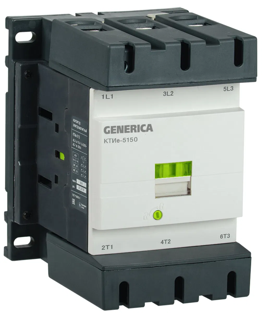 Контактор КТИе-5150 150А 400В/АС3 GENERICA KKTE50-150-400-10