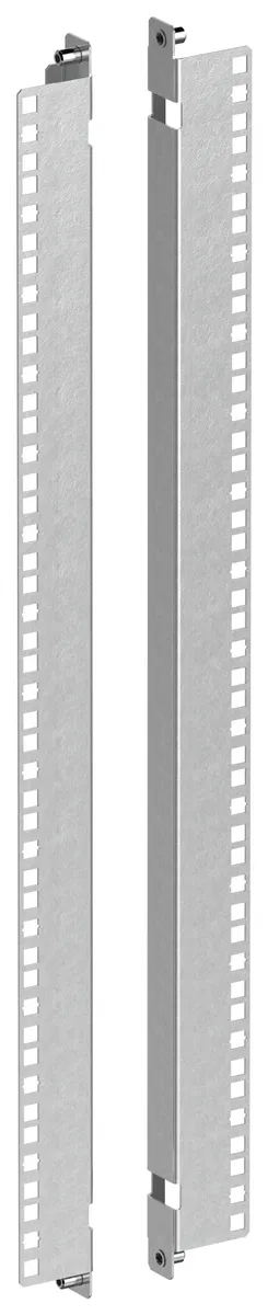 Профиль вертикальный 19" 15U для шкафов шириной 550м (2шт/компл) GENERICA LWE-15U-PRF-550-G