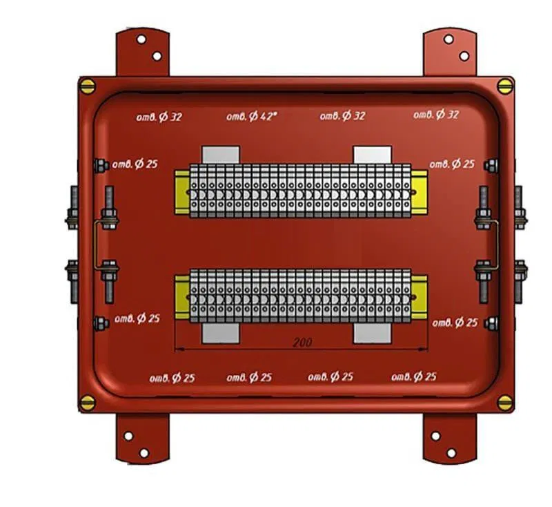Коробка КС-30 УХЛ1.5 IP65 метал. заглушки ГОФРОМАТИК zeta30355