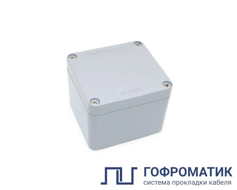 Коробка ответвительная 80х75х60 IP66/IP67 алюм. ГОФРОМАТИК zeta30390