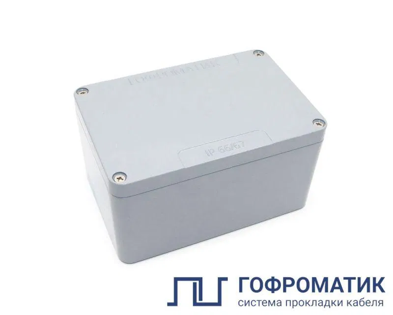 Коробка ответвительная 150х100х80 IP66/IP67 алюм. ГОФРОМАТИК zeta30394