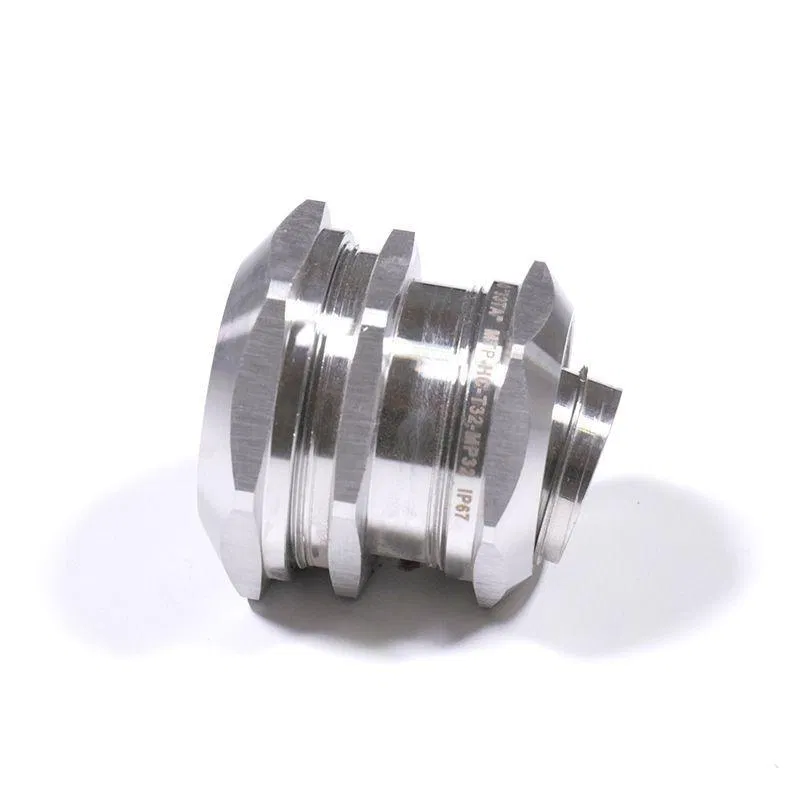 Coupling pipe-flexible conduit MTR-NS-T32-MP32 IP67 stainless steel GOFROMATIK zeta45569