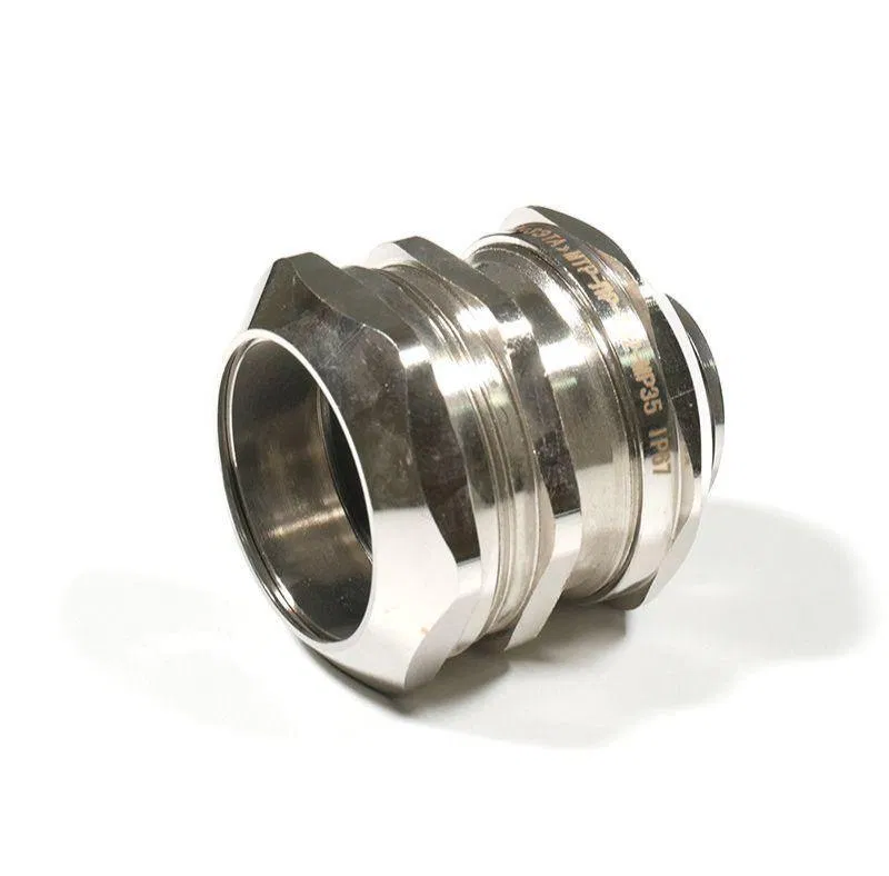 Coupling pipe-corrugated metal sheath MTR-LS-T32-MP35 IP67 brass GOFROMATIK zeta45571