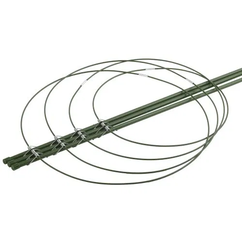 Поддержка для цветов 4 кольца 90см (60/180) Green Apple Б0008278