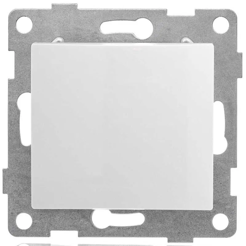 1-way switch SP Bravo 10A 250V self-resetting mechanism white GUSI C10B6-001