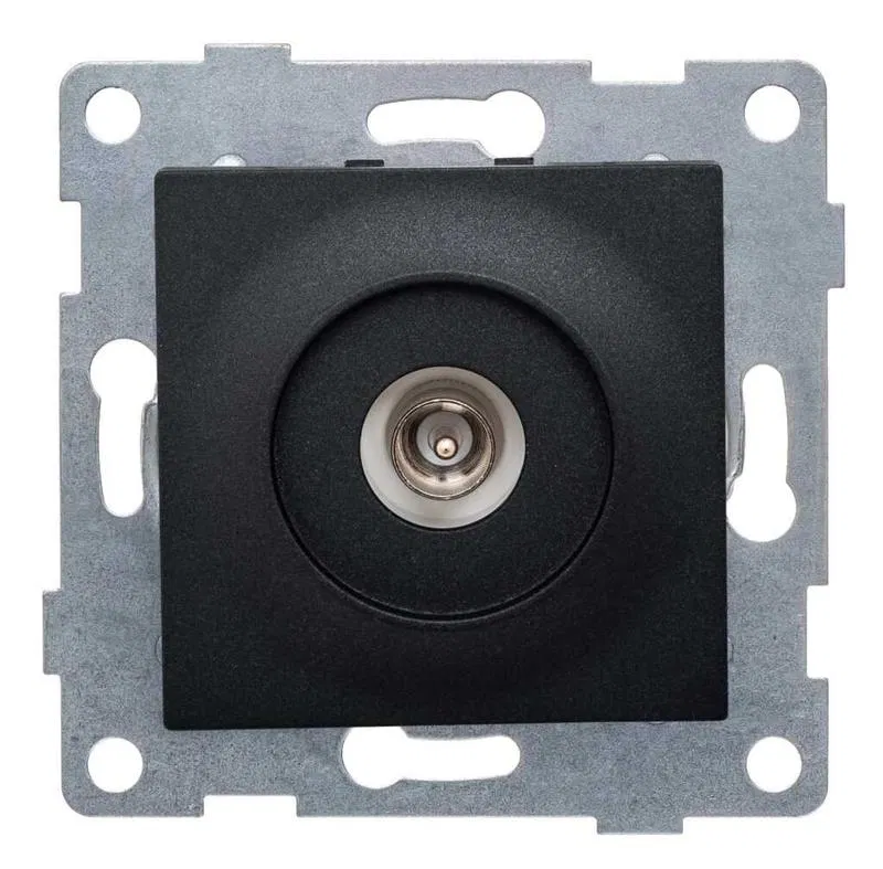 TV socket 1-way SP Ugra mechanism graphite GUSI С11А1-010